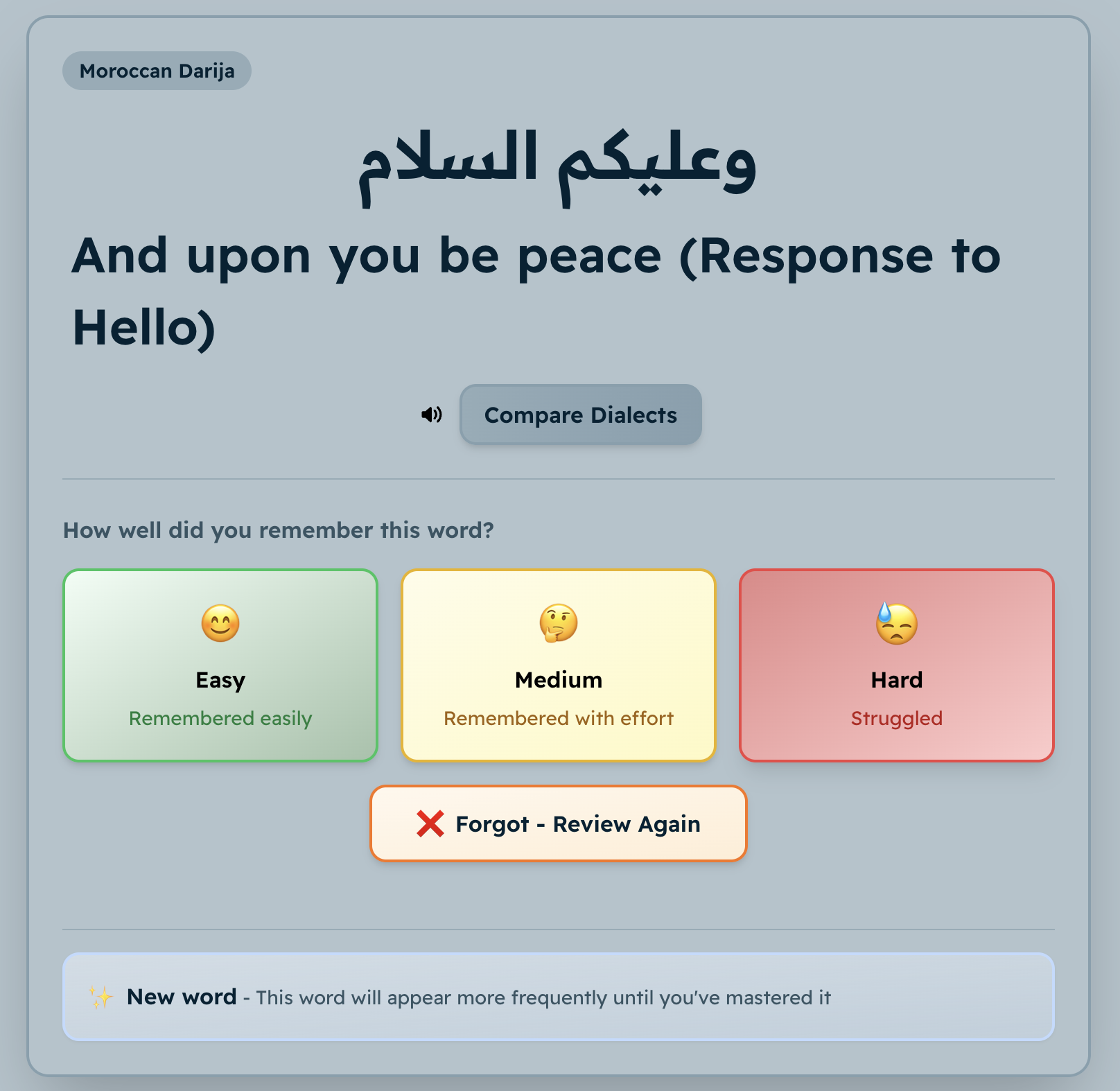 Spaced repetition reviews